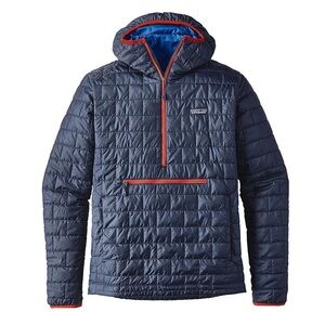 Women's Patagonia Nano Puff Bivy Hooded Pullover - Classic Navy - Size L